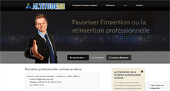 Desktop Screenshot of formation-professionnelle-continue-maroc.com